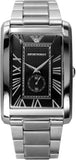 Emporio Armani Classic Analog Black Dial Silver Steel Strap Watch For Men - AR1608 Buy Now By Emporio Armani