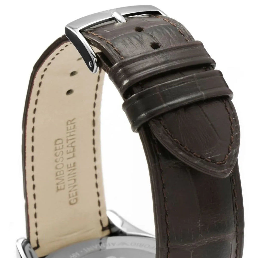 Emporio Armani Valente Chronograph Amber Dial Brown Leather Strap Watch For Men - AR1634 Buy Now By Emporio Armani