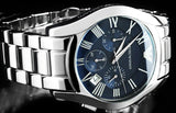 Emporio Armani Classic Blue Dial Silver Steel Strap Watch For Men - AR1635 Buy Now By Emporio Armani