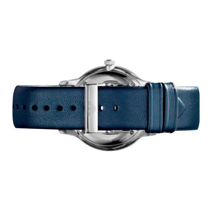 Emporio Armani Analog Quartz Blue Dial Blue Leather Strap Watch For Men - AR1647 Buy Now By Emporio Armani