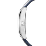 Emporio Armani Valente Quartz Silver Dial Grey Leather Strap Watch For Men - AR1666 Buy Now By Emporio Armani