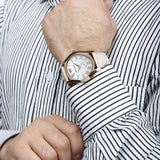 Emporio Armani Valente Analog Beige Dial Beige Leather Strap Watch For Men - AR1667 Buy Now By Emporio Armani