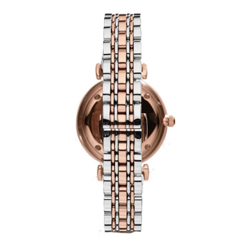 Emporio Armani Retro Silver Dial Two Tone Steel Strap Watch For Men - AR1677 Buy Now By Emporio Armani