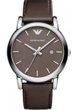 Emporio Armani Classic Quartz Brown Dial Brown Leather Strap Watch For Men - AR1729 Buy Now By Emporio Armani