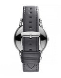 Emporio Armani Classic Quartz Grey Dial Grey Leather Strap Watch For Men - AR1730 Buy Now By Emporio Armani