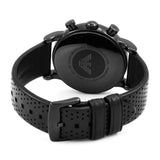 Emporio Armani Luigi Chronograph Black Dial Black Leather Strap Watch For Men - AR1737 Buy Now By Emporio Armani