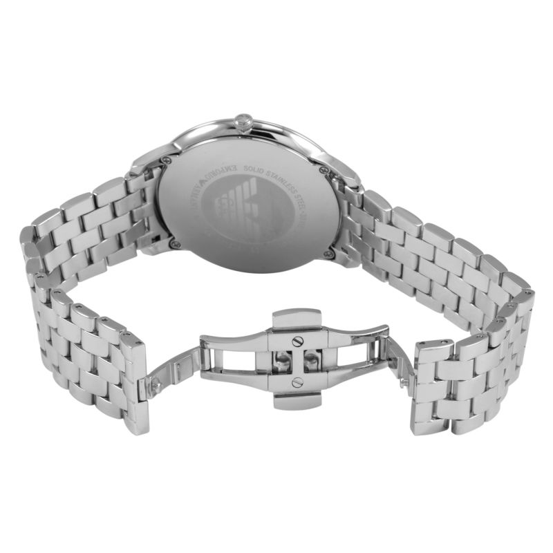 Emporio Armani Classic Quartz Silver Dial Silver Steel Strap Watch For Men - AR1745 Buy Now By Emporio Armani
