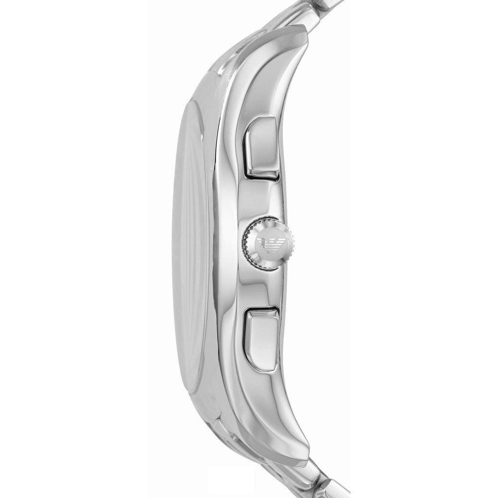 Emporio Armani Classic Chronograph Black Dial Silver Steel Strap Watch For Men - AR1786 Buy Now By Emporio Armani