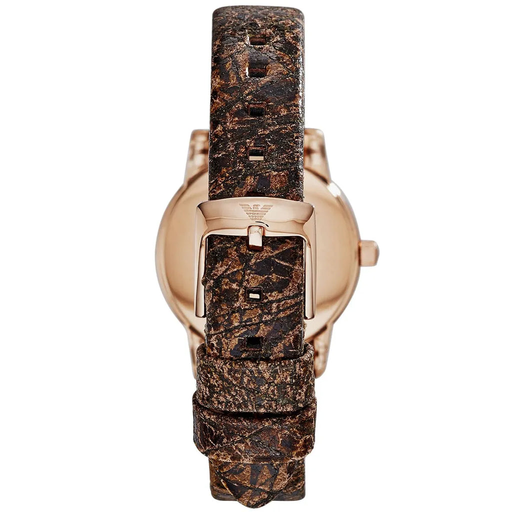 Emporio Armani Classic Analog Grey Dial Brown Leather Strap Watch For Men - AR1813 Buy Now By Emporio Armani