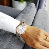 Emporio Armani Classic Silver Dial Two Tone Steel Strap Watch For Men - AR1839 Buy Now By Emporio Armani