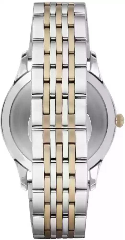 Emporio Armani Classic Quartz Blue Dial Two Tone Steel Strap Watch For Men - AR1868 Buy Now By Emporio Armani