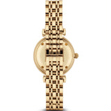 Emporio Armani Gianni T Bar Silver Dial Gold Stainless Steel Strap Watch For Women - AR1877 Buy Now By Emporio Armani