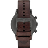 Emporio Armani Classic Chronograph Black Dial Brown Leather Strap Watch For Men - AR1919 Buy Now By Emporio Armani