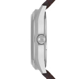 Emporio Armani Dress Quartz White Dial Brown Leather Strap Watch For Men - AR1999 Buy Now By Emporio Armani