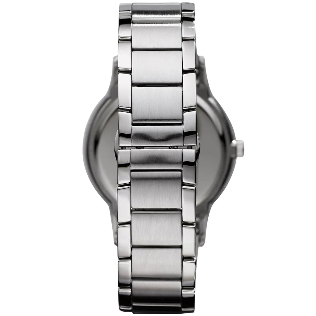 Emporio Armani Classic Quartz White Dial Silver Steel Strap Watch For Men - AR2430 Buy Now By Emporio Armani