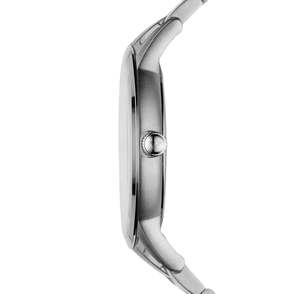 Emporio Armani Classic Quartz White Dial Silver Steel Strap Watch For Men - AR2430 Buy Now By Emporio Armani