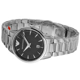 Emporio Armani Classic Quartz Black Dial Silver Steel Strap Watch For Women - AR2441 Buy Now By Emporio Armani