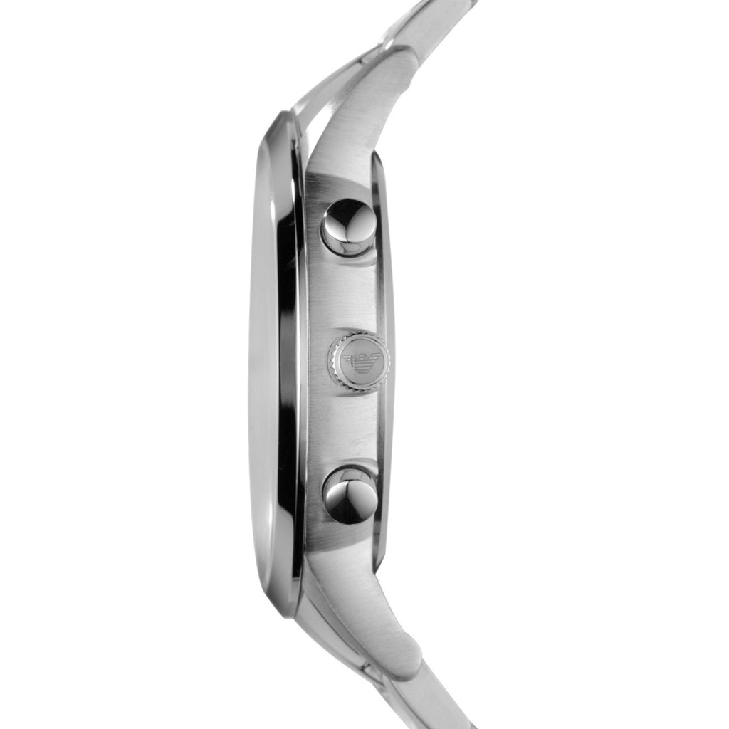 Emporio Armani Renato Chronograph Cream Dial Silver Steel Strap Watch For Men - AR2458 Buy Now By Emporio Armani