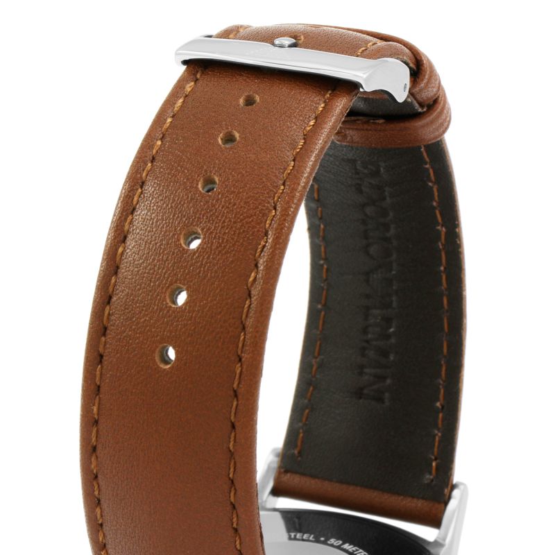 Emporio Armani Renato Silver Dial Brown Leather Strap Watch For Men - AR2463 Buy Now By Emporio Armani