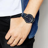Emporio Armani Renato Blue Dial Blue Leather Strap Watch For Men - AR2479 Buy Now By Emporio Armani
