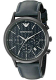 Emporio Armani Renato Chronograph Quartz Blue Dial Blue Leather Strap Watch For Men - AR2481 Buy Now By Emporio Armani