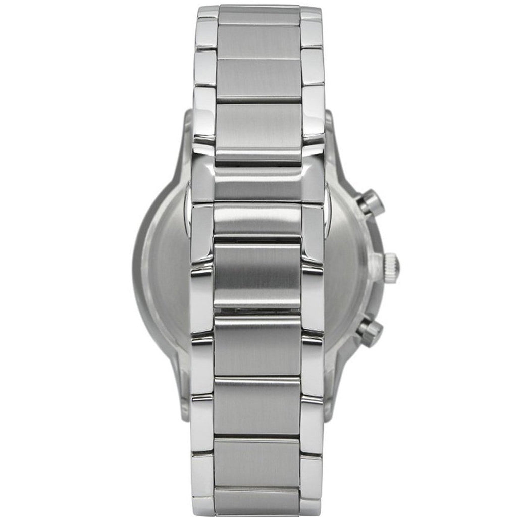 Emporio Armani Renato Chronograph Blue Dial Silver Steel Strap Watch For Men - AR2486 Buy Now By Emporio Armani