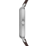 Emporio Armani Retro Quartz Blue Dial Black Leather Strap Watch For Men - AR2491 Buy Now By Emporio Armani