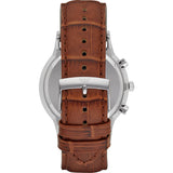 Emporio Armani Renato Chronograph Green Dial Brown Leather Strap Watch For Men - AR2493 Buy Now By Emporio Armani