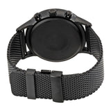 Emporio Armani Renato Chronograph Black Dial Black Mesh Bracelet Watch For Men - AR2498 Buy Now By Emporio Armani