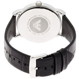 Emporio Armani Luigi Quartz Black Dial Black Leather Strap Watch For Men - AR2500 Buy Now By Emporio Armani