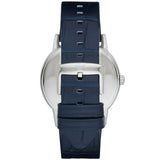 Emporio Armani Dress Quartz Blue Dial Blue Leather Strap Watch For Men - AR2501 Buy Now By Emporio Armani