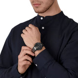 Emporio Armani Renato Chronograph Quartz Blue Dial Grey Steel Strap Watch For Men - AR2505 Buy Now By Emporio Armani