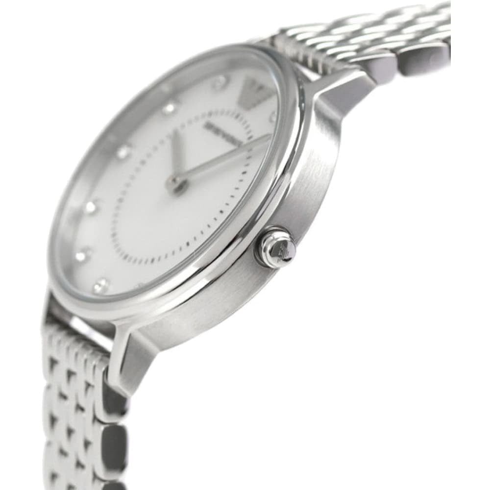 Emporio Armani Kappa Mother of Pearl Dial Silver Mesh Bracelet Watch For Women - AR2511 Buy Now By Emporio Armani