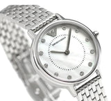 Emporio Armani Kappa Mother of Pearl Dial Silver Mesh Bracelet Watch For Women - AR2511 Buy Now By Emporio Armani