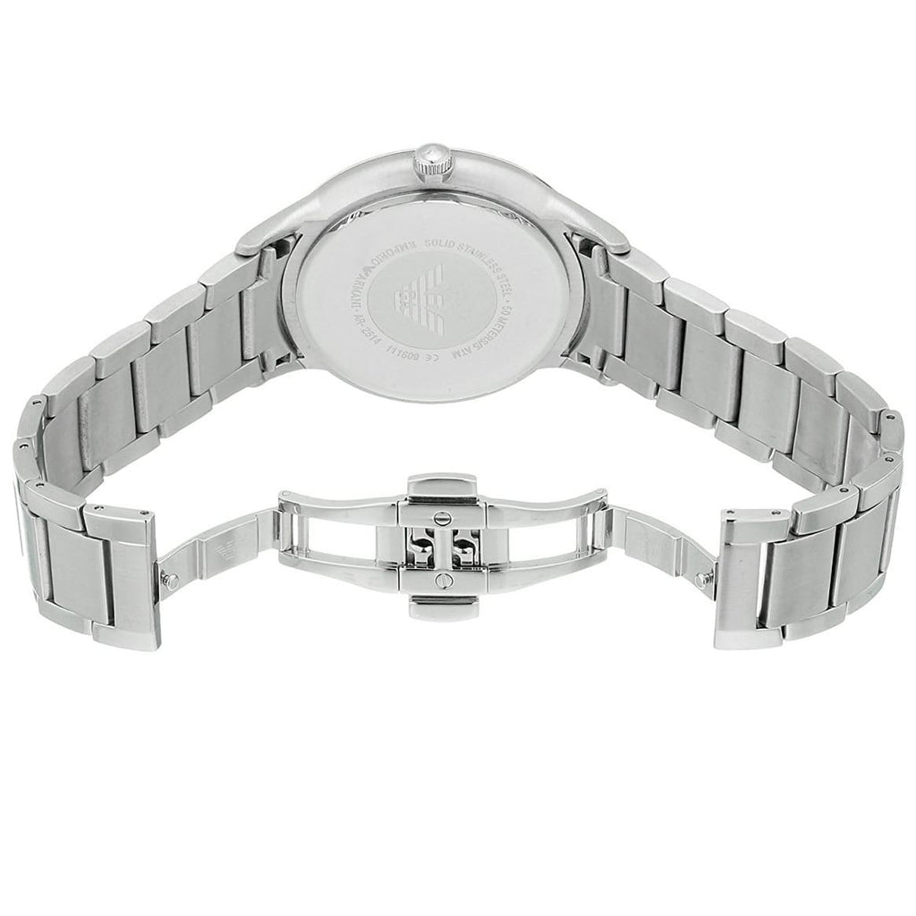 Emporio Armani Renato Quartz Grey Dial Silver Steel Strap Watch For Men - AR2514 Buy Now By Emporio Armani