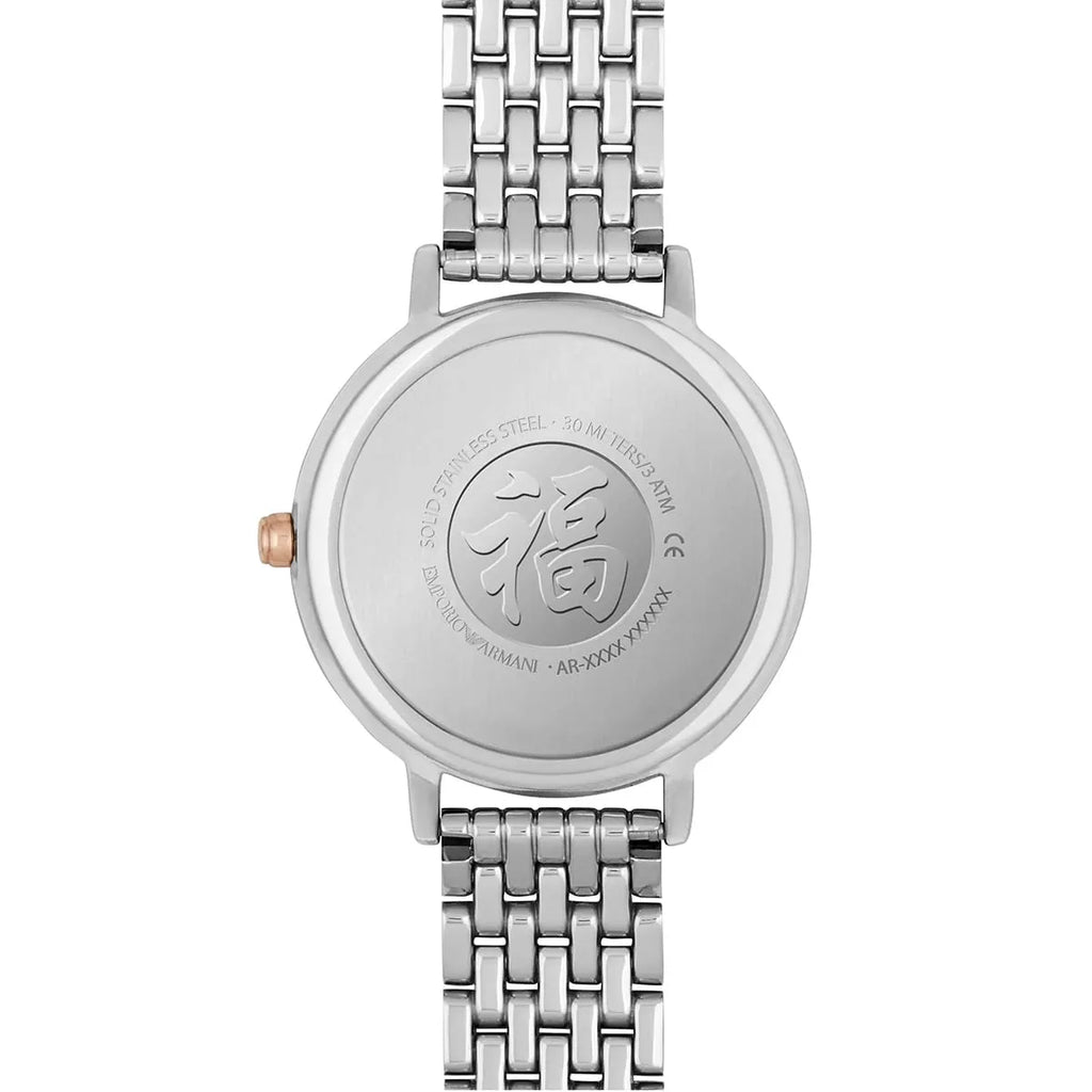 Emporio Armani Dress Analog Mother of Pearl Dial Two Tone Steel Strap Watch For Women - AR2515 Buy Now By Emporio Armani