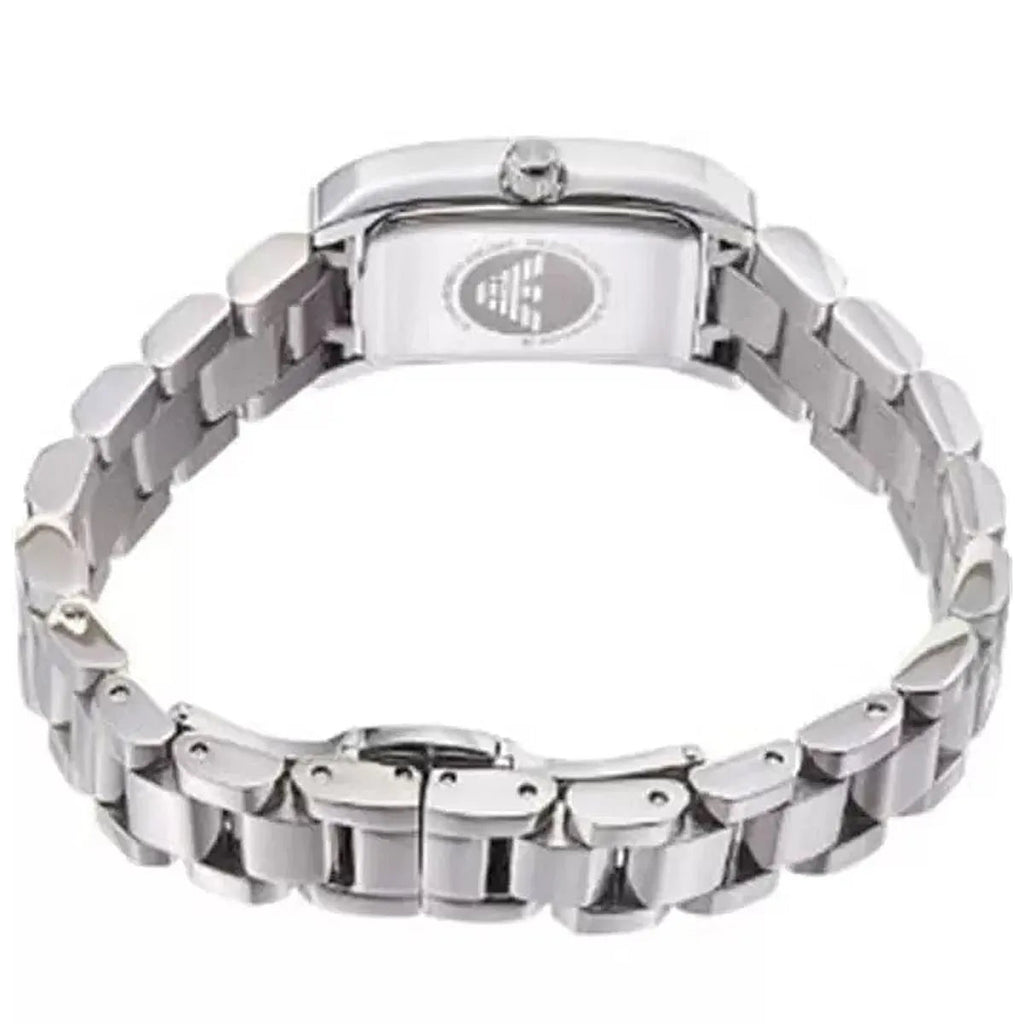 Emporio Armani Classic Diamonds Silver Dial Silver Steel Strap Watch For Women - AR3170 Buy Now By Emporio Armani