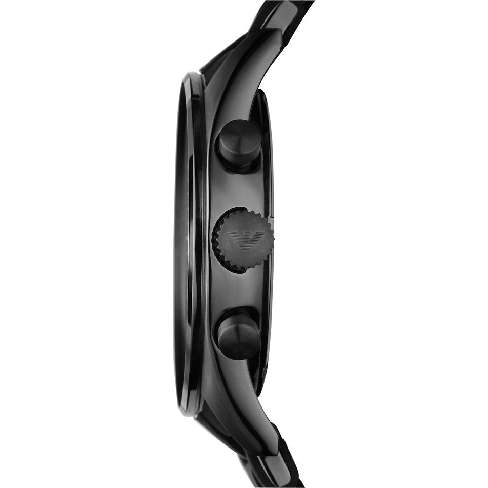 Emporio Armani Sportivo Chronograph Black Dial Black Stainless Steel Watch For Men - AR5889 Buy Now By Emporio Armani