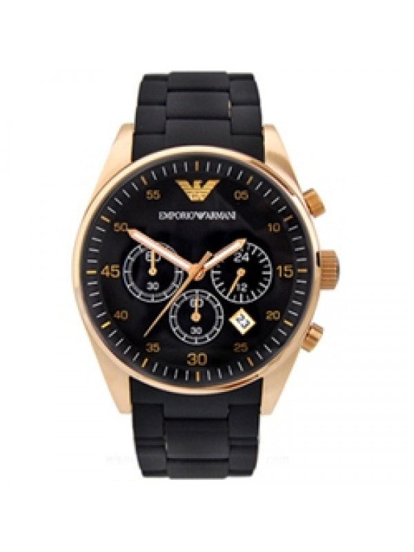 Emporio Armani Sportivo Black Dial Black Steel Strap Watch For Women - AR5906 Buy Now By Emporio Armani