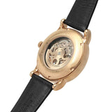 Emporio Armani Luigi Skeleton Silver Dial Black Leather Strap Watch For Men - AR60007 Buy Now By Emporio Armani