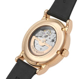 Emporio Armani Luigi Automatic Silver Dial Black Leather Strap Watch For Men - AR60013 Buy Now By Emporio Armani