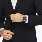 Emporio Armani Meccanico Automatic Skeleton Black Dial Silver Steel Strap Watch For Men - AR60021 Buy Now By Emporio Armani