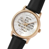 Emporio Armani Meccanico Skeleton Silver Dial Black Leather Strap Watch For Men - AR60031 Buy Now By Emporio Armani