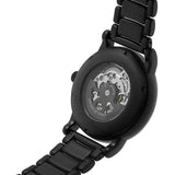 Emporio Armani Meccanico Skeleton Black Dial Black Steel Strap Watch For Men - AR60045 Buy Now By Emporio Armani