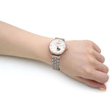 Emporio Armani Meccanico Automatic Mother of Pearl Dial Two Tone Steel Strap Watch For Women - AR60049 Buy Now By Emporio Armani