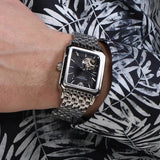 Emporio Armani Diego Automatic Black Dial Silver Steel Strap Watch For Men - AR60057 Buy Now By Emporio Armani