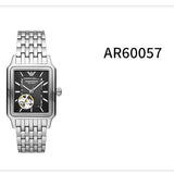 Emporio Armani Diego Automatic Black Dial Silver Steel Strap Watch For Men - AR60057 Buy Now By Emporio Armani