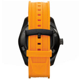 Emporio Armani Sportivo Quartz Black Dial Orange Rubber Strap Watch For Men - AR6046 Buy Now By Emporio Armani
