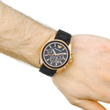 Emporio Armani Sigma Chronograph Black Dial Black SIlicon Strap Watch For Men - AR6066 Buy Now By Emporio Armani