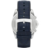 Emporio Armani Sportivo Chronograph Blue Dial Blue Leather Strap Watch For Men - AR6126 Buy Now By Emporio Armani